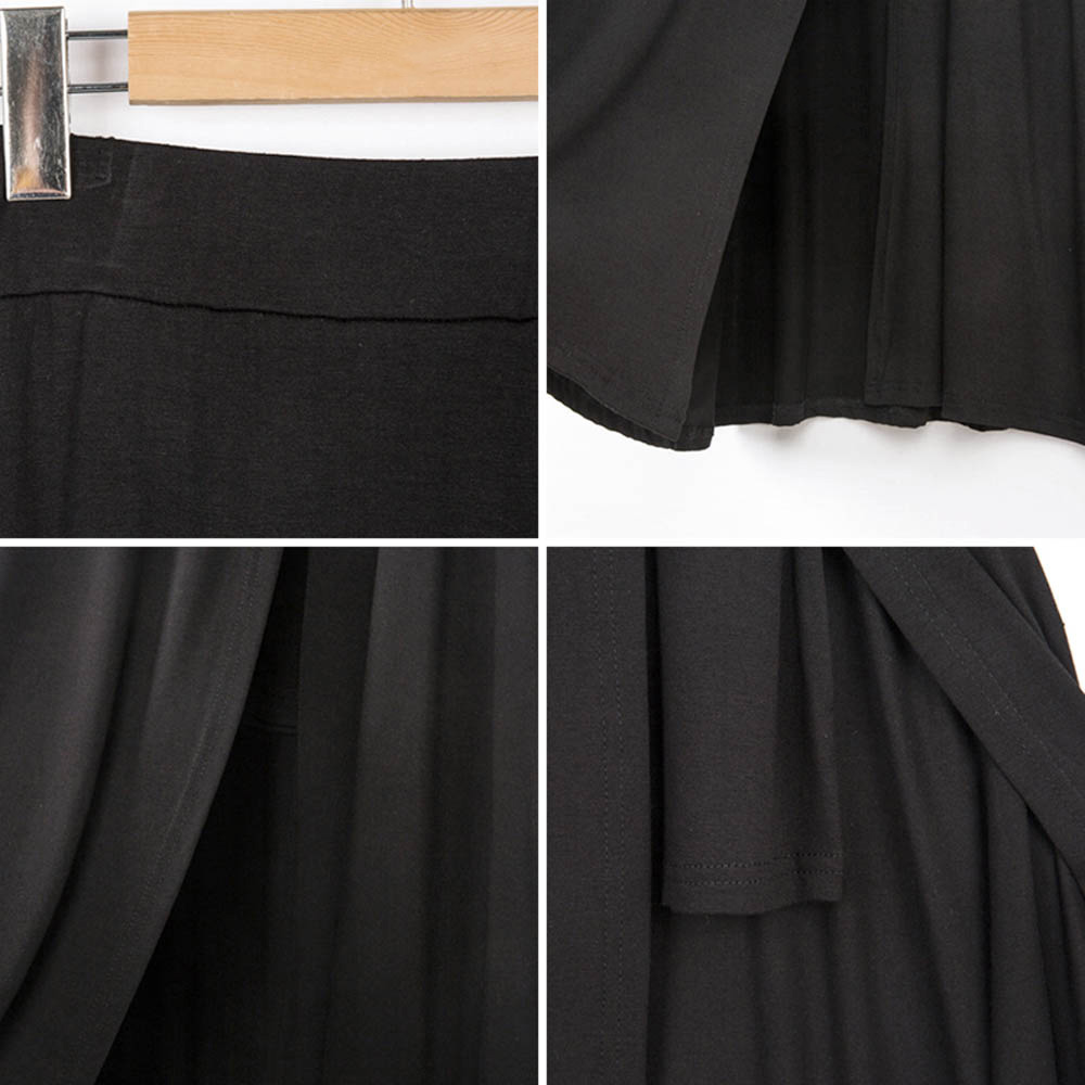 マキシ丈フレアスカート ショートパンツ付き ロング丈