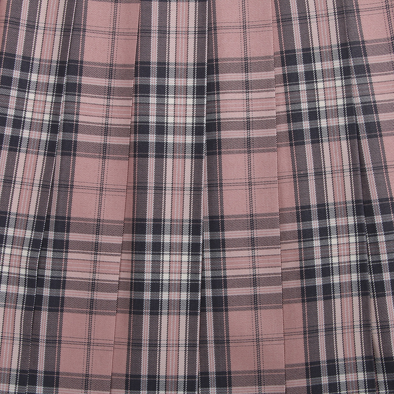 フレアスカート チェック柄プリーツフレアスカート