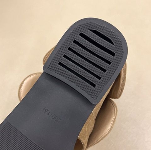 フラットシューズ トングベルトショートブーツ