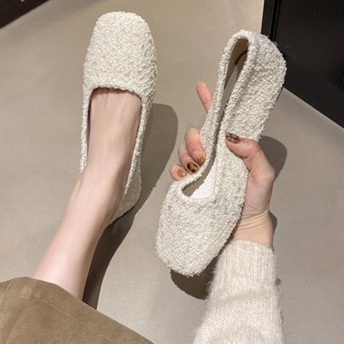 フラットシューズ 煌めきフラットパンプス