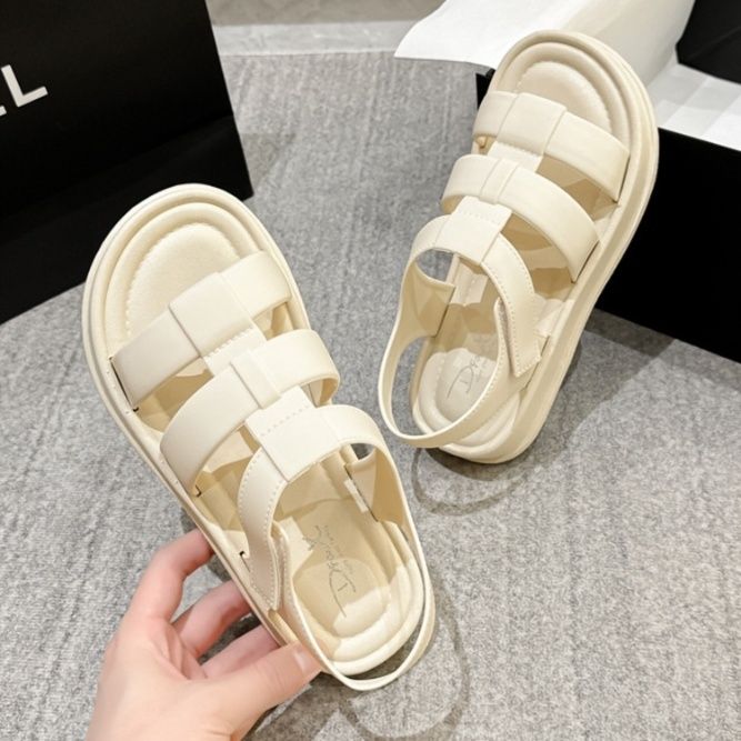 フラットシューズ モダンベルト厚底サンダル