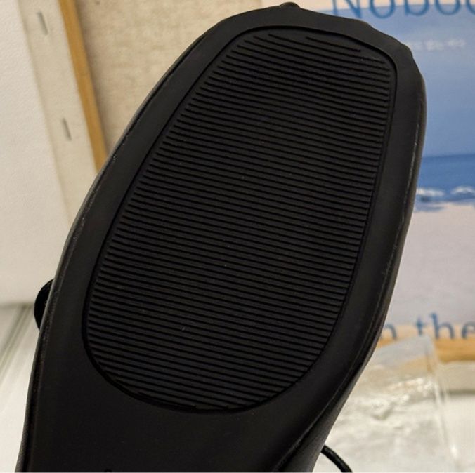 フラットシューズ 上品結び レザーフラットシューズ