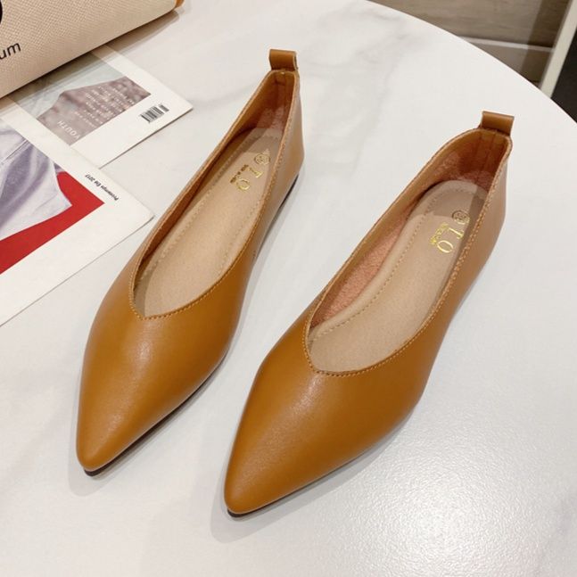 フラットシューズ 洗練スタイリッシュパンプス