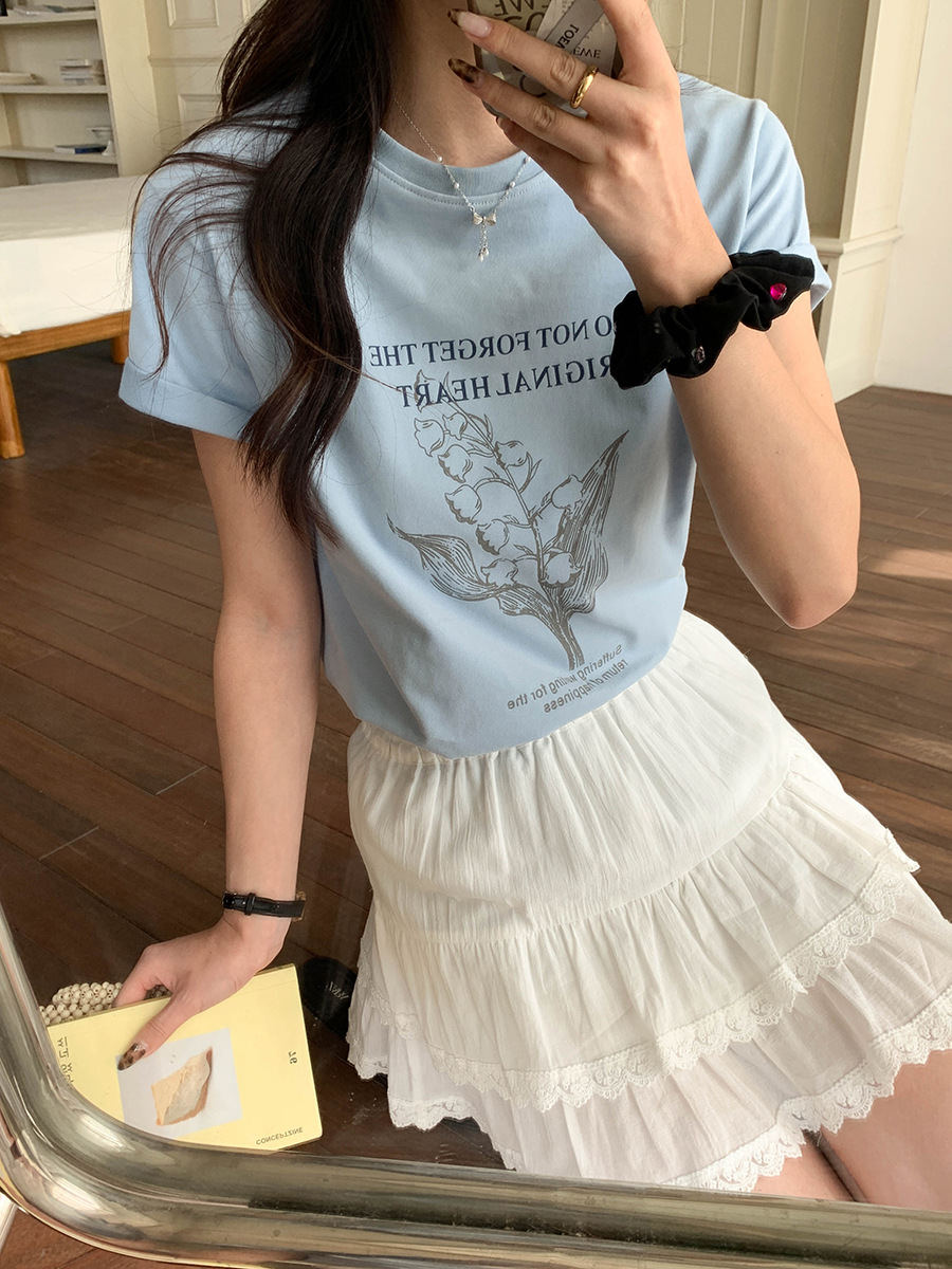 花柄 ファッション 優しい花の記憶 ナチュラルデザインティー