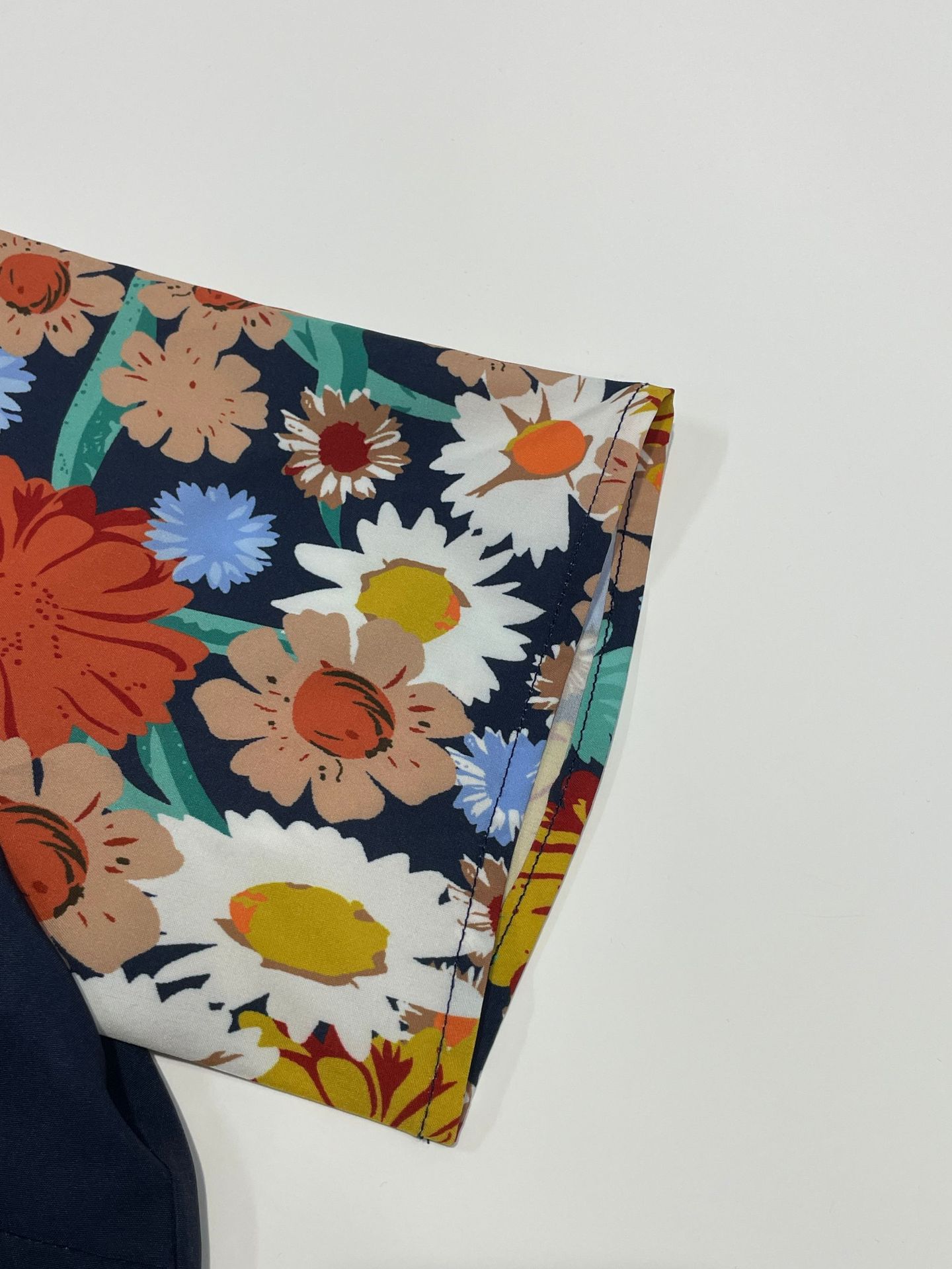花柄 ファッション 花模様グラデーション半袖ワンピース