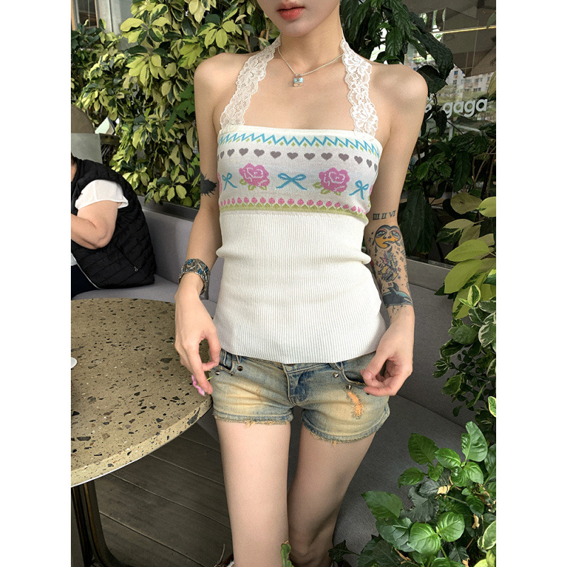 花柄 ファッション ロマンティック ローズ ホルターネック
