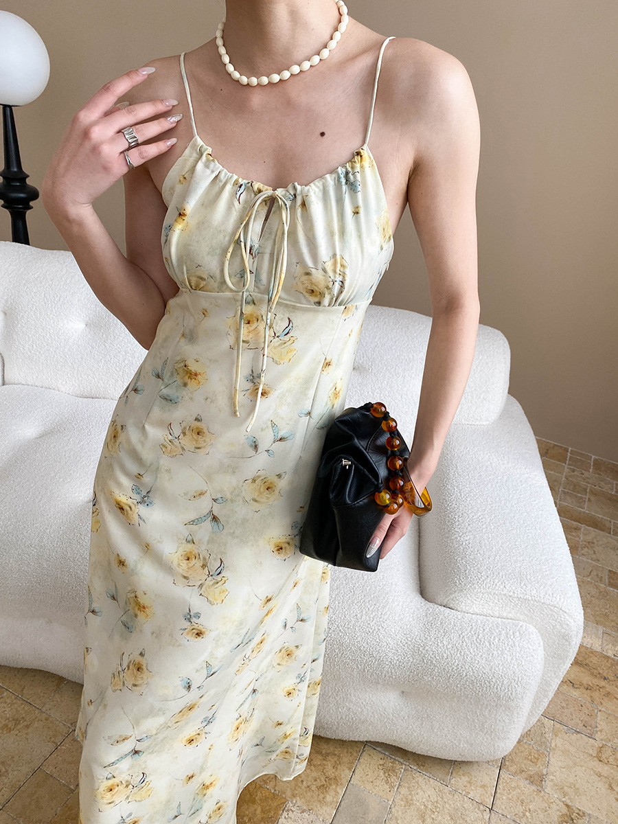 花柄 ファッション 優美花園キャミソールワンピース