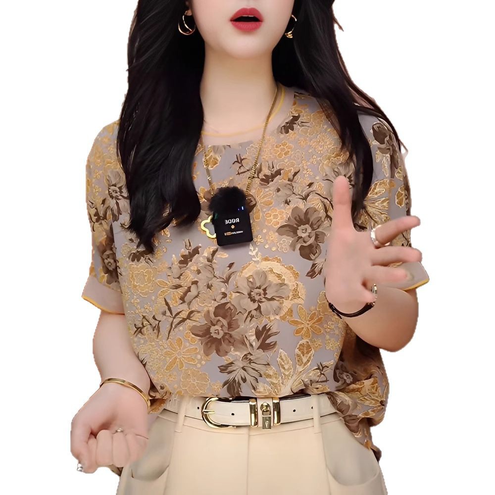 花柄 ファッション 優美花園 シアートップス