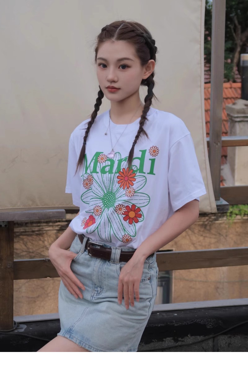花柄 ファッション デイジーアート 大輪花デザイン