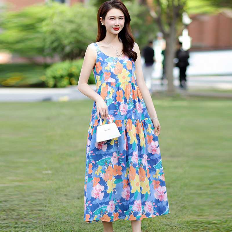 リネンワンピース花柄で心躍る夏コーデ5選