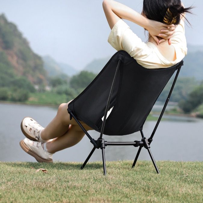 折りたたみ椅子 軽量ポケットチェア 野外リラックス