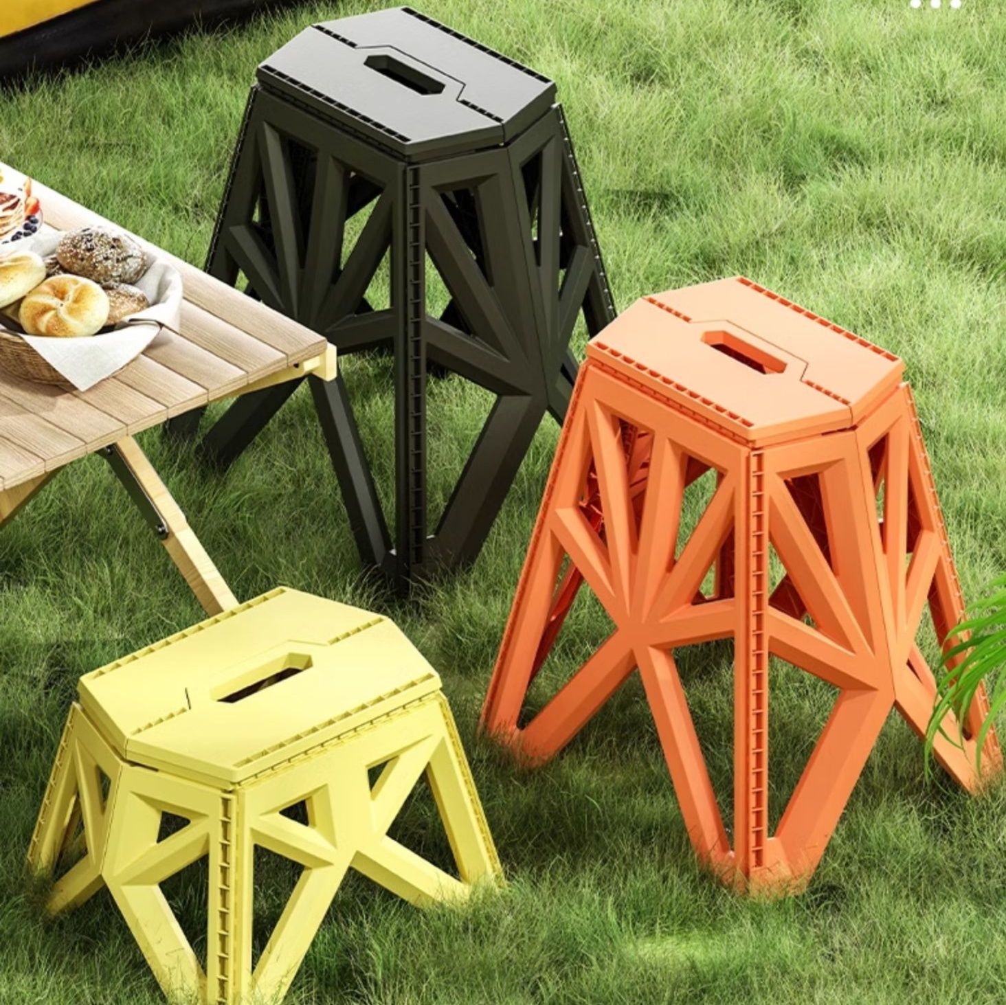 折りたたみ椅子 軽量携帯型折りたたみ野外用スツール