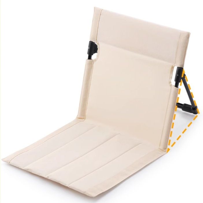 折りたたみ椅子 野外用軽量折りたたみ座椅子 背もたれ付き