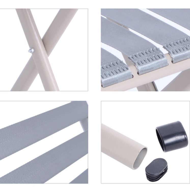 軽量金属製 携帯用折りたたみ椅子