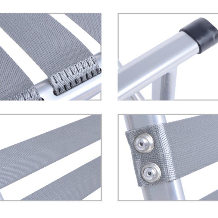 軽量金属製 携帯用折りたたみ椅子