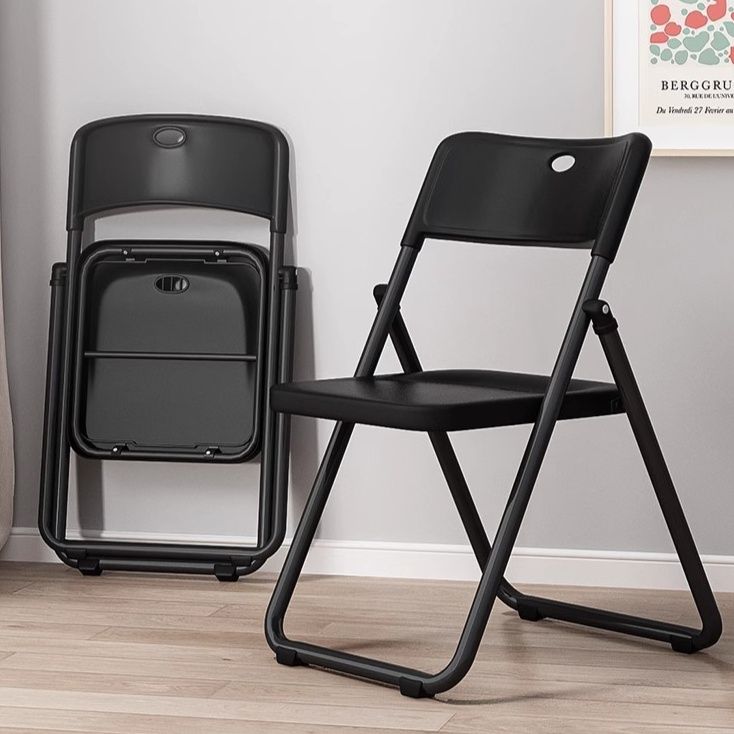 簡単組立座面45㎝　プラスチック折りたたみ椅子