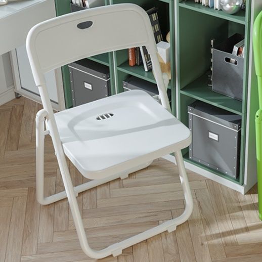 簡単組立座面45㎝　プラスチック折りたたみ椅子