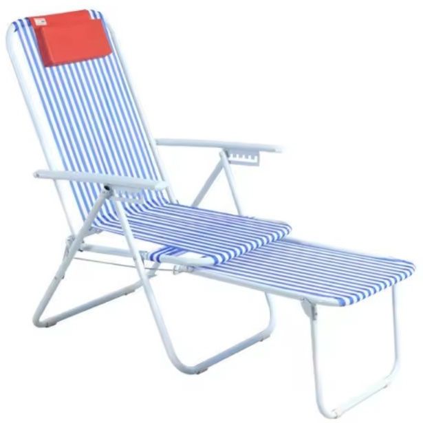 軽量アルミ製多段階調節リクライニング折りたたみ椅子