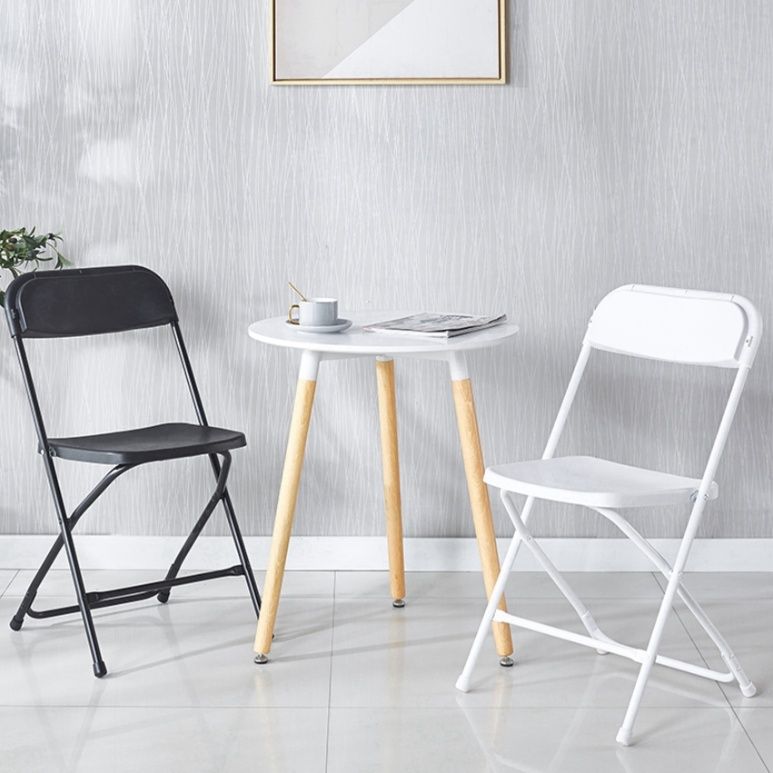  軽量コンパクト収納型 プラスチック製折りたたみ椅子