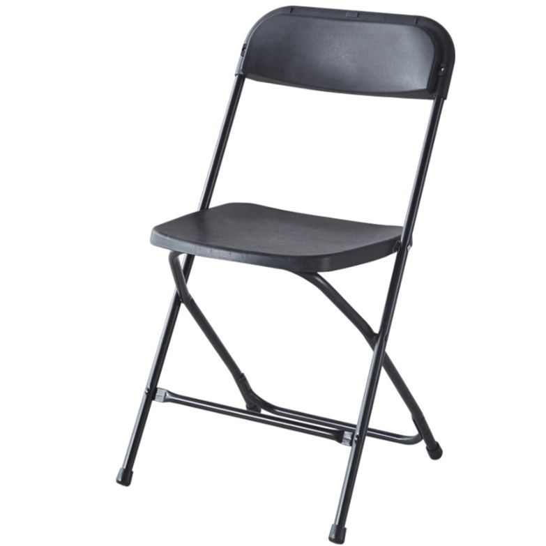 軽量コンパクト収納型 プラスチック製折りたたみ椅子