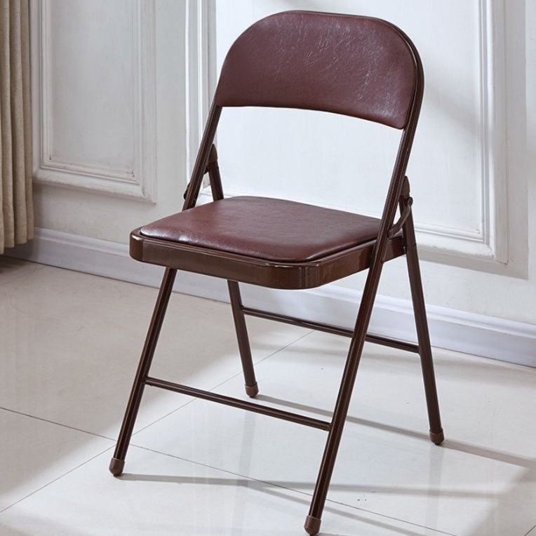 金属フレーム三角補強折りたたみ椅子