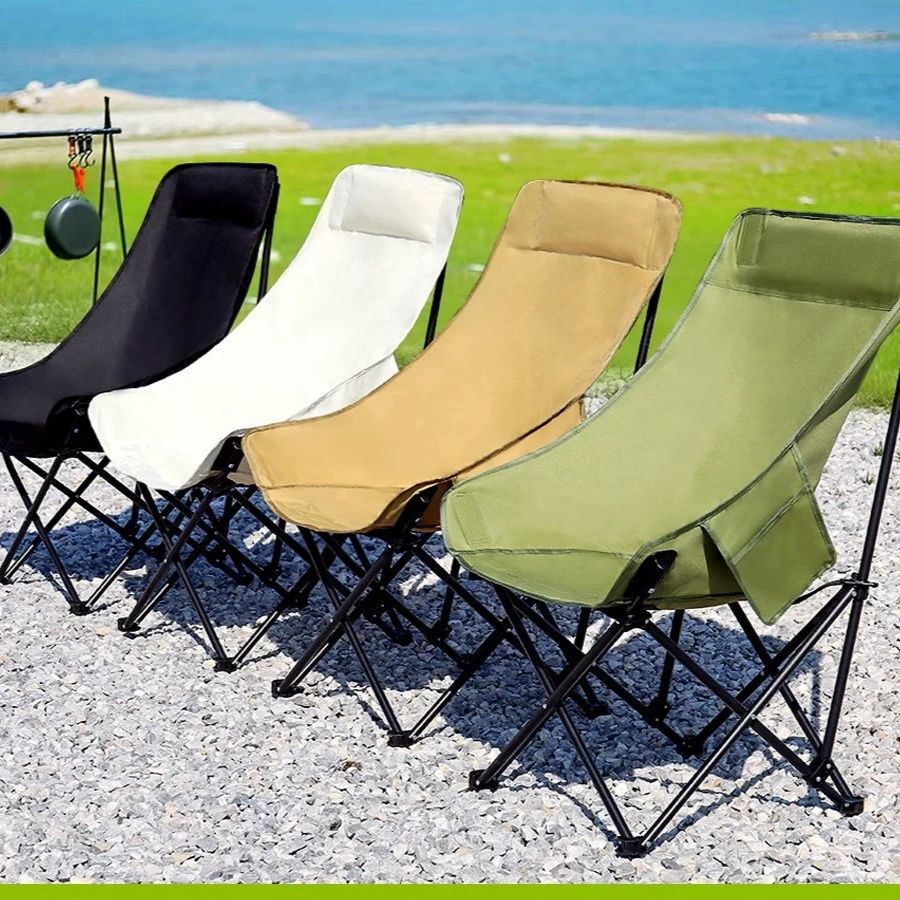 折りたたみ椅子 背もたれ付き軽量型アウトドア折りたたみ椅子