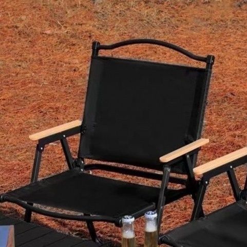 折りたたみ椅子 アウトドア木製肘掛け付き折りたたみ椅子