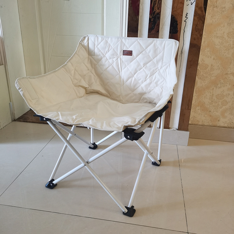 折りたたみ椅子折りたたみ椅子アウトドア キルティング素材ロースタイル折りたたみ椅子