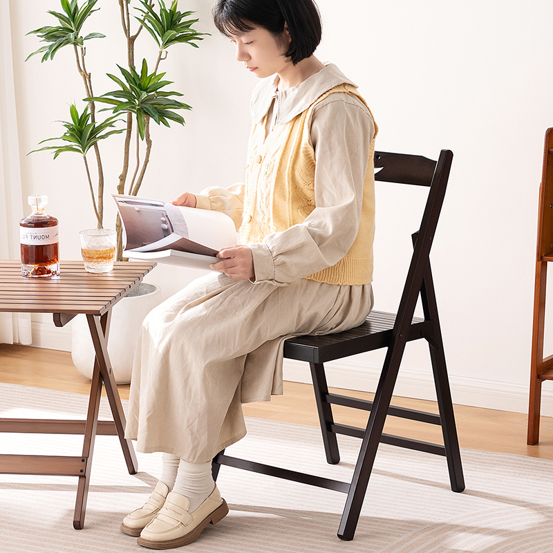 折りたたみ椅子 にこにこ木製折りたたみチェア