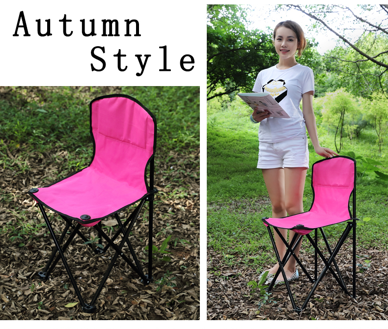 折りたたみ椅子 軽量コンパクト背付き携帯椅子