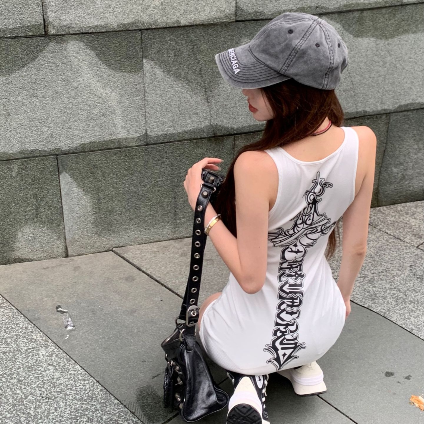 ゴシック系アート タンクトップ