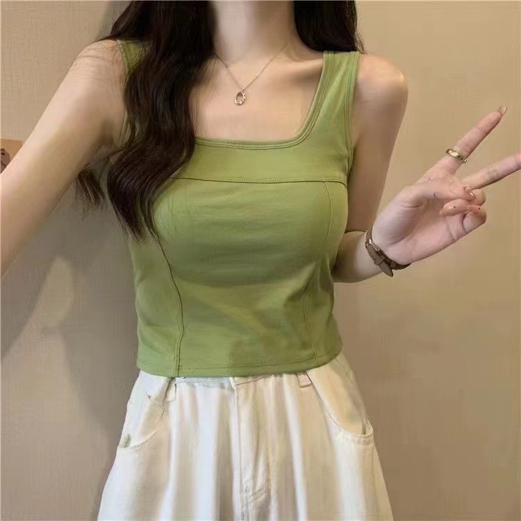シンプルデザイン すっきりタンクトップ