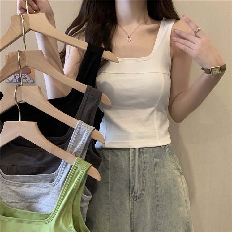 シンプルデザイン すっきりタンクトップ