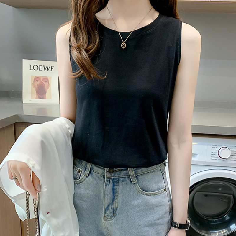 シンプル美ライン ベーシックタンクトップ