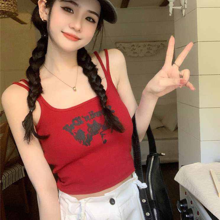 シンプルデザインぽっぷタンクトップ