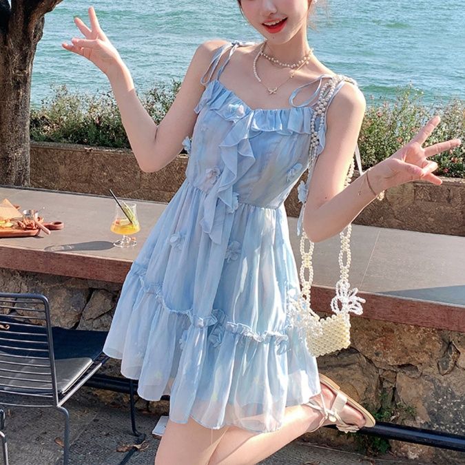 フリルキャミワンピース