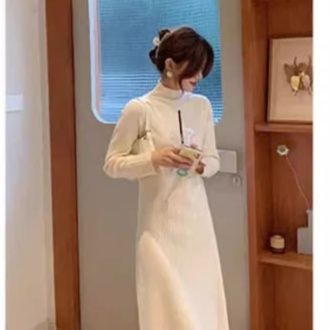 フリル 秋冬新作レディース韓国風ツイードブラウス長袖きれいめ通勤