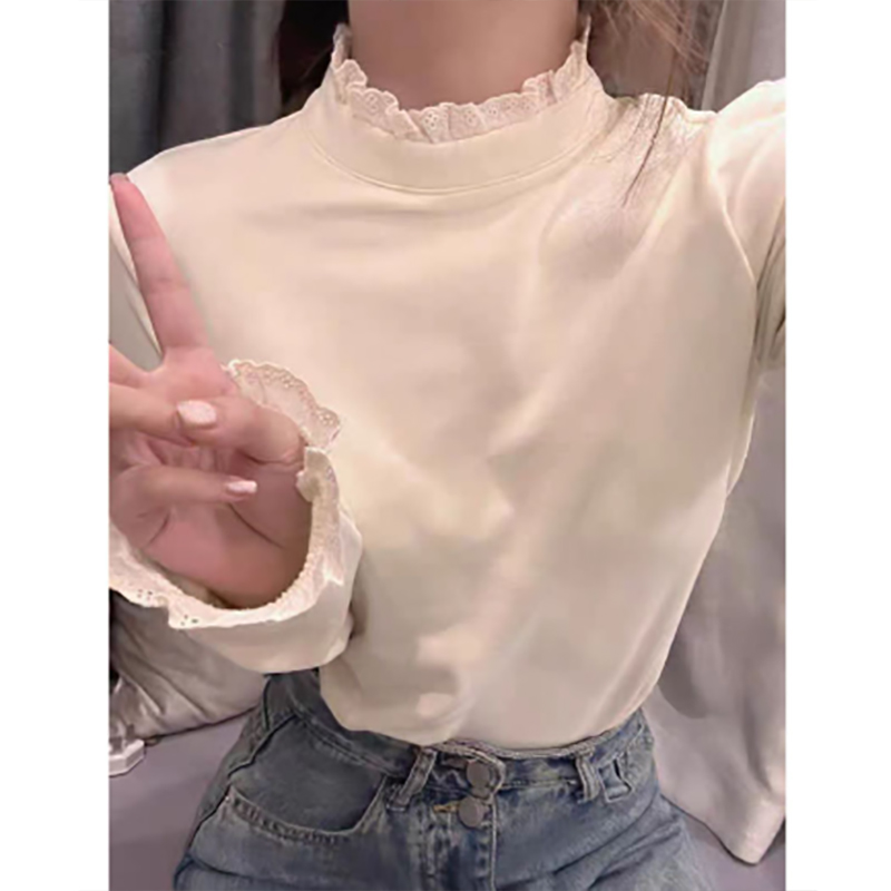 フリルレーストップス