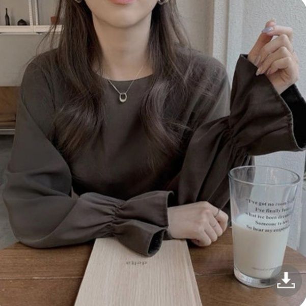 フリルブラウス 優美フリル袖ブラウス