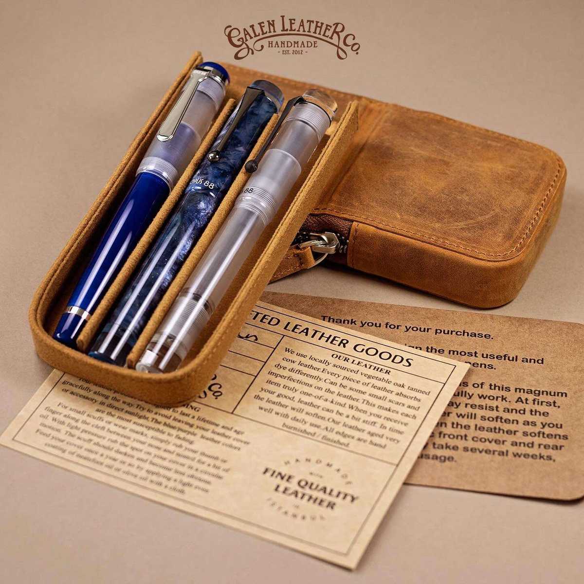 大切なペンを一本ずつ収納できる革のペンケースおすすめ5選