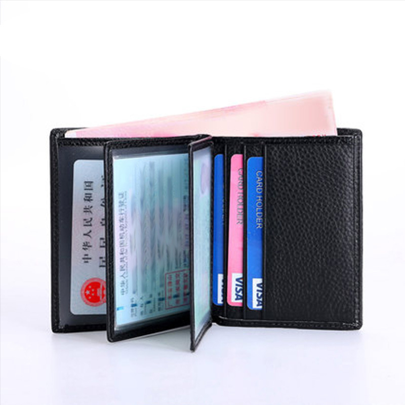 レディース二つ折り財布 多機能カードケース付きコンパクト二つ折り財布