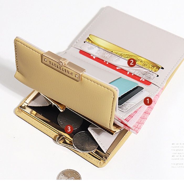 レディース二つ折り財布 花柄刺繍レディース二つ折りがま口財布