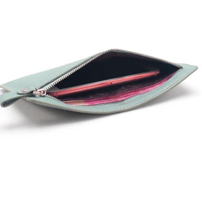 レディース二つ折り財布 カード収納充実シンプル二つ折り財布