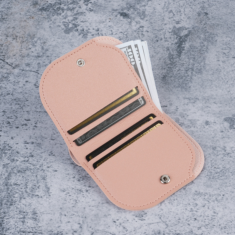 レディース二つ折り財布 ハート型レディース二つ折り財布ミニサイズ