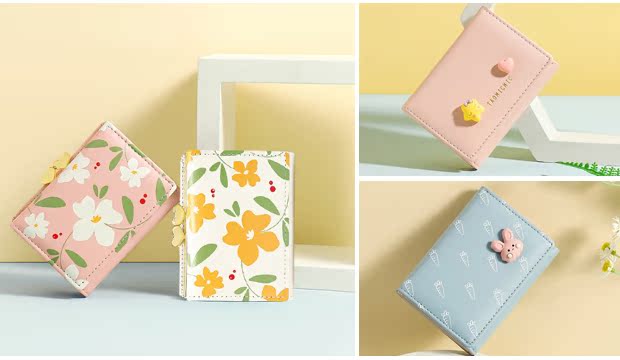 レディース二つ折り財布 