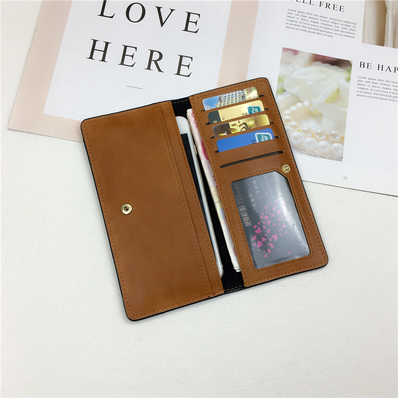 レディース二つ折り財布 シンプルデザイン本革レディース二つ折り長財布