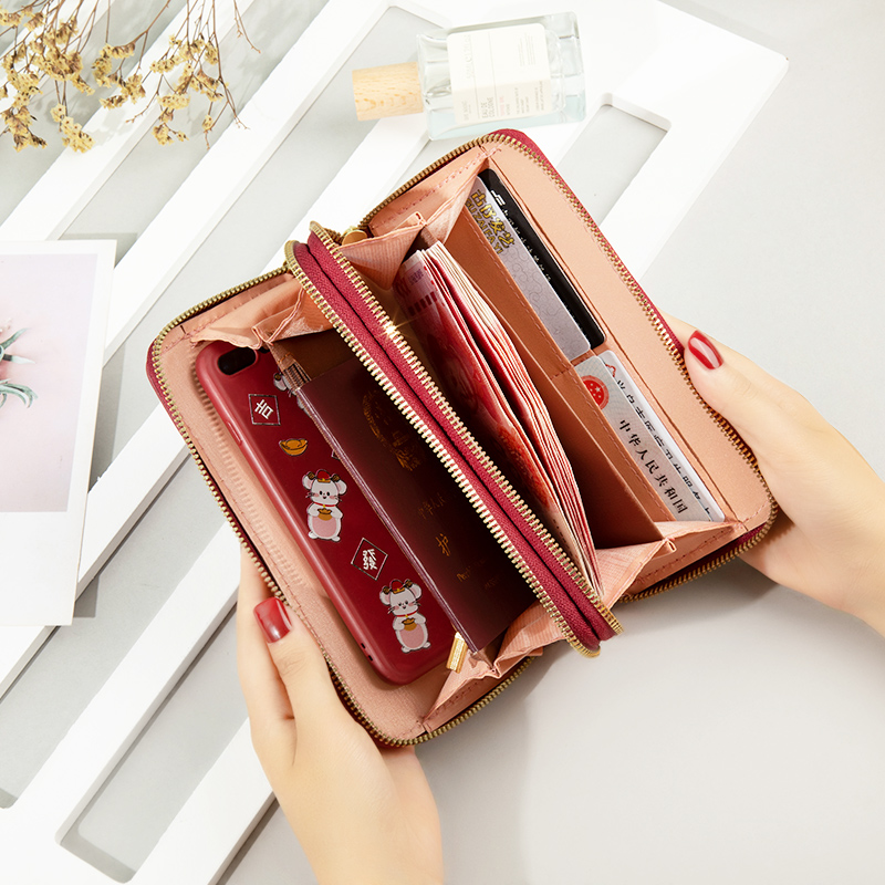 レディース二つ折り財布 可愛い肉球柄二つ折り財布