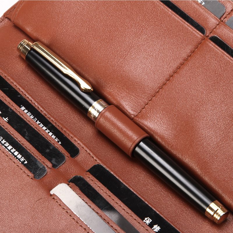 レディース二つ折り財布 上質本革多機能レディース二つ折り長財布