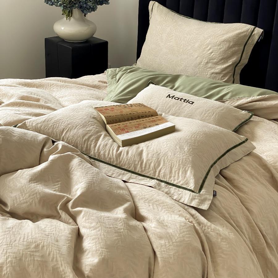 布団カバー セット 高級感溢れる縁取りライン布団カバーセット