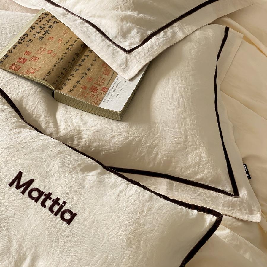 布団カバー セット 高級感溢れる縁取りライン布団カバーセット